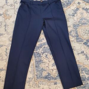Lee Women's Dark Blue Dress Pants - Straight Leg
